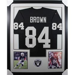 Antonio Brown Signed 35x43 Custom Framed Jersey (JSA COA)