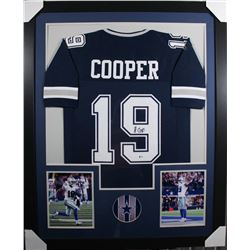 Amari Cooper Signed 35x43 Custom Framed Jersey (Beckett COA)