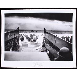 Historical Photo Archive - World War II "D-Day" Limited Edition 17x22 Fine Art Giclee on Paper #65/3