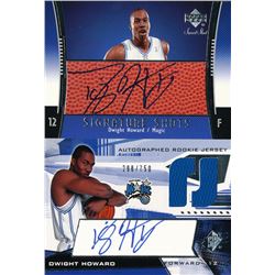 Lot of (2) 2004-05 SPx #147 Dwight Howard JSY AU RC  2008-09 Upper Deck Radiance Sweet Shot Autograp