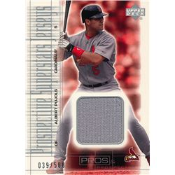 2001 Upper Deck Pros and Prospects #137 Albert Pujols JSY RC
