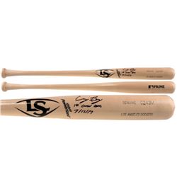 Cody Bellinger Signed Louisville Slugger Baseball Bat Inscribed "1st Career Cycle 7/15/17" (Fanatics