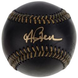 Andrew Benintendi Signed OML Black Leather Baseball (Fanatics Hologram)