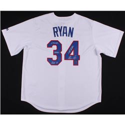 Nolan Ryan Signed Texas Rangers Jersey with (4) Career Inscriptions (AIV COA  Ryan Hologram)