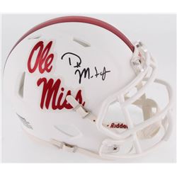 D.K. Metcalf Signed Ole Miss Rebels Speed Mini Helmet (JSA COA)