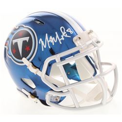 Marcus Mariota Signed Tennessee Titans Chrome Speed Mini-Helmet (Radtke COA)