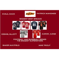 "Biggest Best Breaks" Mystery Box - Football and Baseball Series (The Biggest Superstars)