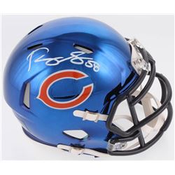 Roquan Smith Signed Chicago Bears Chrome Speed Mini Helmet (Radtke COA)