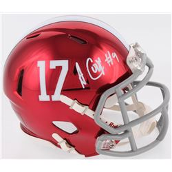 Amari Cooper Signed Alabama Crimson Tide Chrome Speed Mini Helmet (Radtke COA)