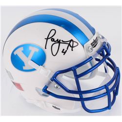 Taysom Hill Signed BYU Cougars Mini Helmet (Radtke COA)