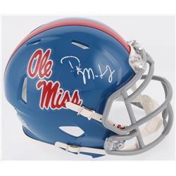 D.K. Metcalf Signed Ole Miss Rebels Speed Mini Helmet (JSA COA)