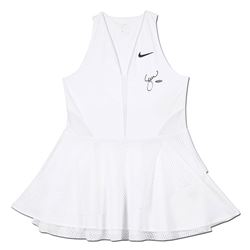 Serena Williams Signed White Nike Serena Court Power Dress (UDA Hologram)