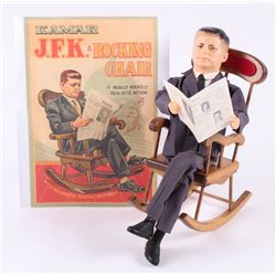 Vintage John F. Kennedy LE Kamar Doll with Rocking Chair (Kamar LOA)