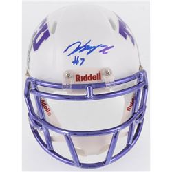 Kenny Hill Signed TCU Horned Frogs Speed Mini Helmet (JSA COA)