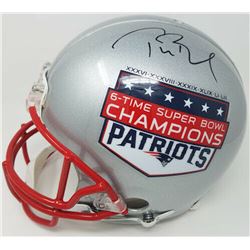 Tom Brady Signed New England Patriots Limited Edition "6-Time Super Bowl Champions" Full-Size Authen