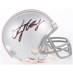 Dwayne Haskins Signed Ohio State Buckeyes Mini Helmet (JSA COA)