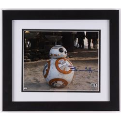 Brian Herring Signed "Star Wars: The Force Awakens" 13x15 Custom Framed Photo (Star Wars Hologram)