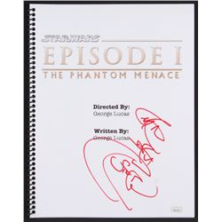 Ray Park Signed "Star Wars: Episode I â€“ The Phantom Menace" Movie Script Inscribed "Sith Rule" (JS