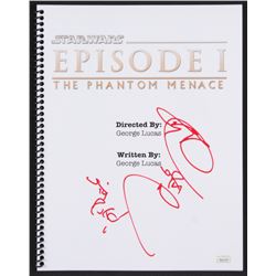 Ray Park Signed "Star Wars: Episode I â€“ The Phantom Menace" Movie Script Inscribed "Sith Rule" (JS
