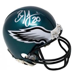 Brian Dawkins Signed Philadelphia Eagles Mini Helmet (JSA COA)