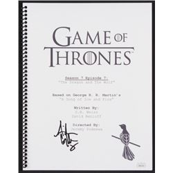 Aidan Gillen Signed "Game of Thrones: The Dragon and The Wolf" Episode Script (JSA COA)