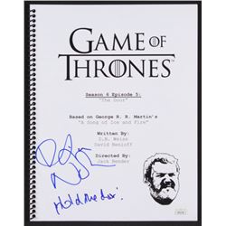 Kristian Nairn Signed "Game of Thrones: The Door" Episode Script Inscribed "Hold the Door!" (JSA COA
