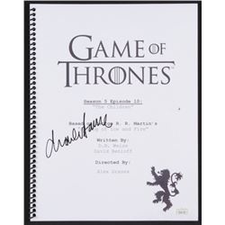 Charles Dance Signed "Game of Thrones: The Children" Episode Script (JSA COA)