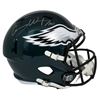Image 1 : Carson Wentz Signed Eagles Full-Size Speed Helmet Inscribed "AO1" (Fanatics)