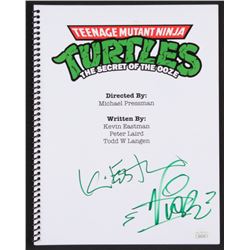 Kevin Eastman  Vanilla Ice Signed "Teenage Mutant Ninja Turtles II: The Secret of the Ooze" Movie Sc