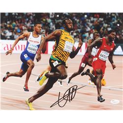 Usain Bolt Signed Team Jamaica 11x14 Photo (JSA COA)