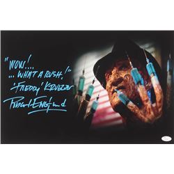 Robert Englund Signed "Nightmare on Elm Street" 12x18 Photo Inscribed "Wow!...What a Rush!"  "Freddy
