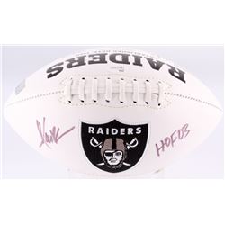 Marcus Allen Signed Los Angeles Raiders Logo Football Inscribed "HOF 03" (JSA COA  Allen Hologram)