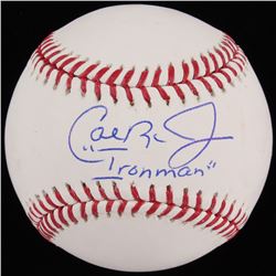 Cal Ripken Jr. Signed OML Baseball Inscribed "Ironman" (JSA COA)