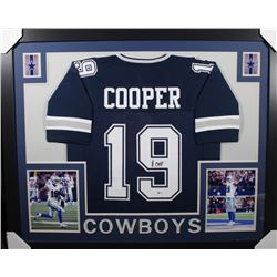 Amari Cooper Signed 35x43 Custom Framed Jersey (Beckett COA)