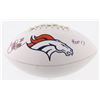 Image 1 : Terrell Davis Signed Denver Broncos Logo Football Inscribed "HOF 17" (Radtke COA)