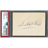 Image 1 : Satchel Paige Signed Cut (PSA Encapsulated)