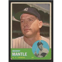 1963 Topps #200 Mickey Mantle
