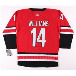 Justin Williams Signed Carolina Hurricanes Captain's Jersey (Beckett COA)