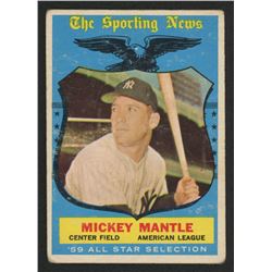 1959 Topps #564 Mickey Mantle All-Star