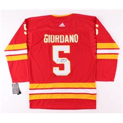 Mark Giordano Signed Calgary Flames Jersey (Beckett COA)