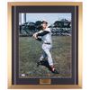 Image 1 : Ted Williams Signed Boston Red Sox 22x25.5 Custom Framed Photo Display (PSA LOA)