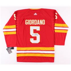 Mark Giordano Signed Calgary Flames Jersey (Beckett COA)