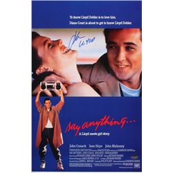 John Cusack Signed "Say Anything..." 11x17 Photo Inscribed "Llyod" (Schwartz COA)