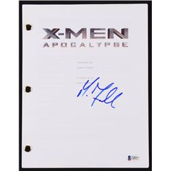Michael Fassbender Signed "X-Men: Apocalypse" Movie Script (Beckett COA)