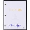 Image 1 : Milo Ventimiglia Signed "This Is Us" Script (Beckett COA)
