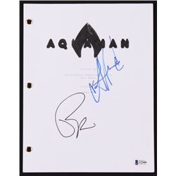 Patrick Wilson  Amber Heard Signed "Aquaman" Movie Script (Beckett COA)