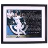 Image 1 : Jim Leyritz Signed New York Yankees 22x26 Custom Framed Photo Display with Extensive Story Inscripti