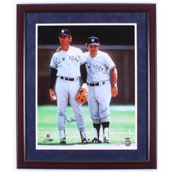 Yogi Berra  Graig Nettles Signed New York Yankees 22x26 Custom Framed Photo Display (Steiner COA  ML