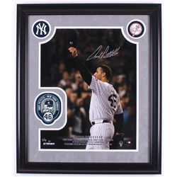 Andy Pettitte Signed LE New York Yankees 23x27 Custom Framed Photo Display (Steiner Hologram)