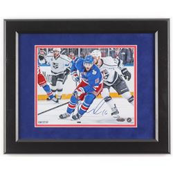 Derick Brassard Signed New York Rangers 2014 Stanley Cup Final 13x16 Custom Framed Photo Display (St